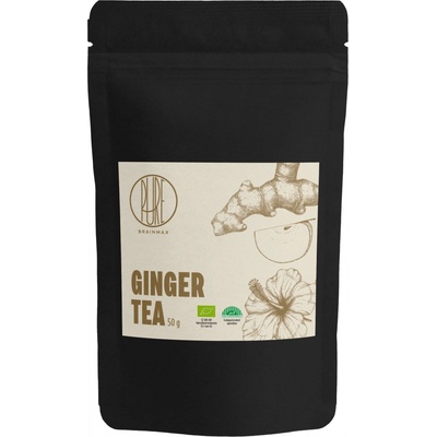 BrainMax Pure Ginger Tea zázvorový čaj BIO 50 g
