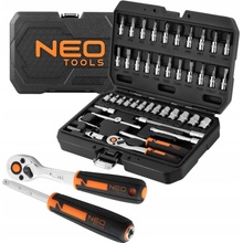 NEO Tools gola sada 1/4" 46 dílů 10-004