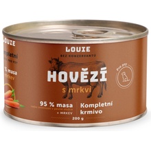 Louie Dog Hovězí s mrkví 200 g