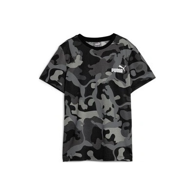 Puma Trička s krátkým rukávem Dětské ESS+ CAMO TEE B Černá