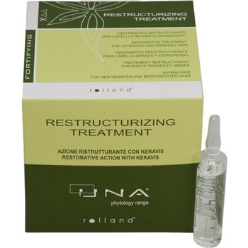 UNA Phytology Range Възстановяващи ампули за изтощена коса - UNA Restructurizing Treatment 12 x 10 мл