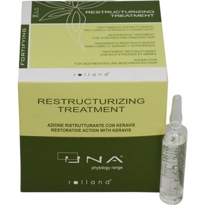 UNA Phytology Range Възстановяващи ампули за изтощена коса - UNA Restructurizing Treatment 12 x 10 мл