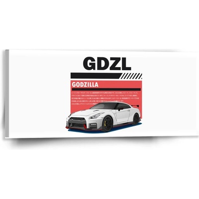 Sablio Obraz Nissan GTR 35 Godzilla - 110x50 cm