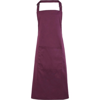 Premier Workwear Keprová pracovní zástěra s kapsou z kolekce Colours Collection liliová 72x86cm PW154