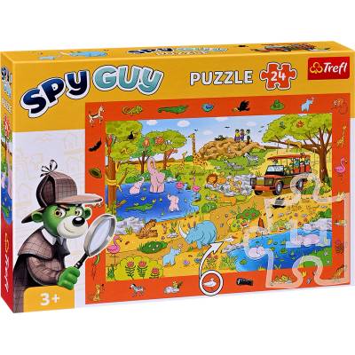 Trefl Пъзел Trefl от 24 части - Spy Guy, сафари (15591)