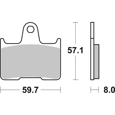 BREMBO Brzdové destičky 07KA21SP SP