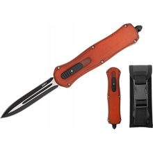automatický BSH Adventure OTF-1 s hladkou čepelí ze ocel 420, rukojeť dřevo, délka 9,50 cm