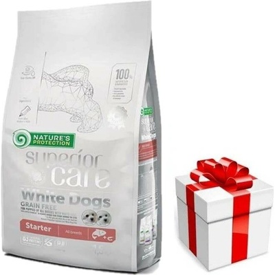 Nature's Protection Superior Care White Dogs Starter Grain Free Salmon 1,5 kg