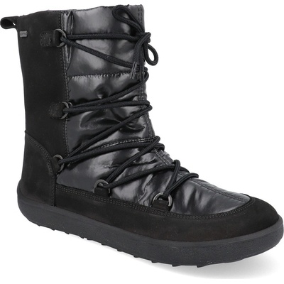 Be Lenka Snowfox Woman black zimné barefoot topánky