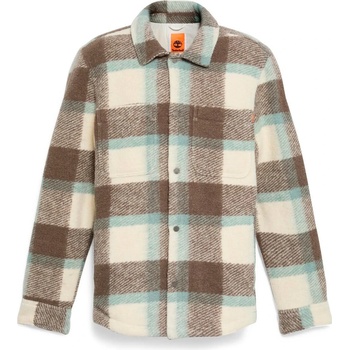 Timberland Мъжко ежедневно яке Timberland Wool Blend Shacket Casual jacket - Vintage White Yd (003-3420-0213)