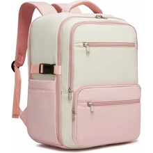 Kono 2529 batoh do letadla béžová/růžová Beige/Pink 40x30x20cm 24L