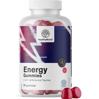 HealthyWorld Energy Gummies - 90 гумени бонбони