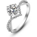 Silenti Jewelry Сребърен пръстен "Чувственост" - 8 - 57мм (18.1мм диам. )