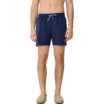 Faconnable Бански гащета Façonnable Logo Solid swimming shorts - Blue (Marine Blue)