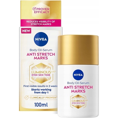 NIVEA Luminous 630 olejové sérum na strie a pigmentové škvrny 100 ml