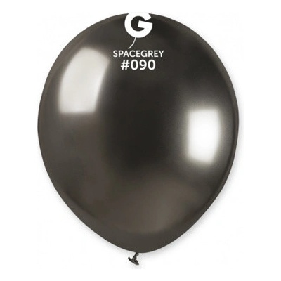 Balonky 13 cm chromové vesmírná šedá