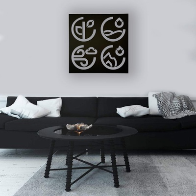 Decono Метална Декорация Четирите Елемента в Природата