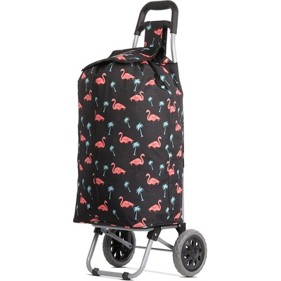 Hoppa nákupní taška na kolečkách ST-375 - flamingo