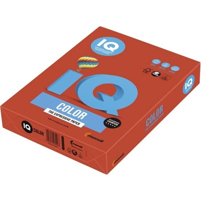 barevný papír IQ CO44 A4 120g intenzivní červená 1bal/250 listů – Zboží Dáma