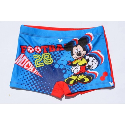 Plavky chlapecké Mickey Mouse nohavičkové červené