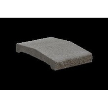 Betonová plotová stříška štípaná KB ps-30 B 250 Přírodní
