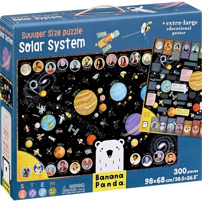 BANANA PANDA Пъзел за под Banana Panda от 300 части - Слънчевата система (49110)