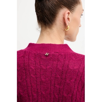 Silvian Heach Жилетка с вълна Silvian Heach VALBUENA дамска в розово GPA25149CD (GPA25149CD)