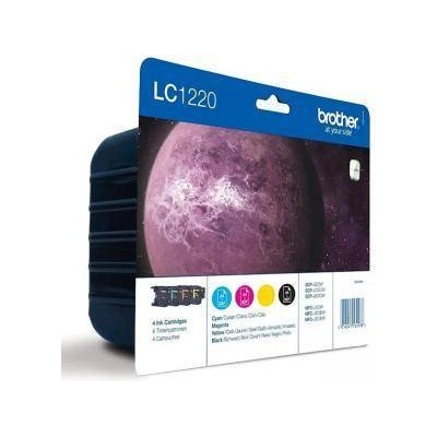Brother Съвместим икономичен комплект мастилени касети Brother LC-1220 Value Pack, LC1220VALBP