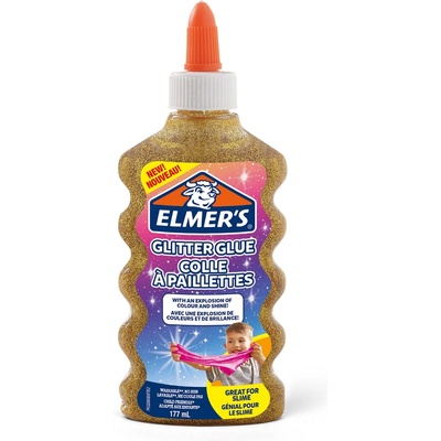 Elmer's Течно лепило Elmer s Glitter Glue, 177ml, златисто (28474-А-ЗЛАТИСТ)