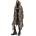 Devil fashion дамска жилетка (пелерина) DEVIL FASHION - Brown Gothic - CT244