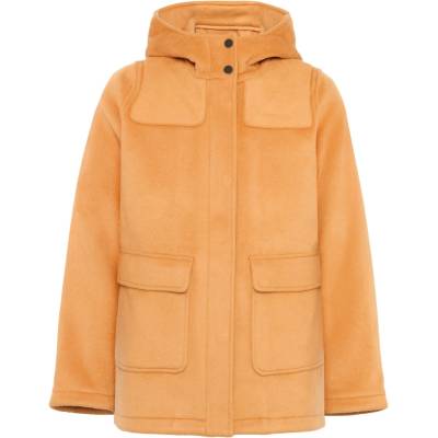 KnowledgeCotton Apparel Дамско яке парка KnowledgeCotton Apparel Women's Felted Wool Duffle Coat Parka - Apple Cinnamon - размер XL (104-6199-0114)