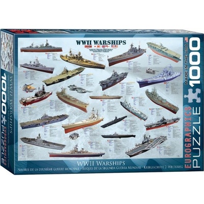 Eurographics Jigsaw World War II Warships 1000 dielov