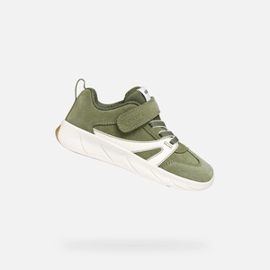 GEOX Зелени детски barefoot тенисни обувки Geox Foot-run Geox | Zelen | Момчешки | 33