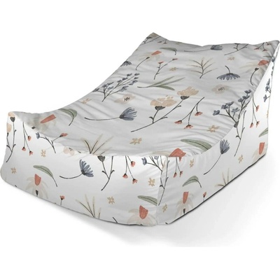 Sablio Sedací vak Lounge Luční elegance 80 x 95 x 50 cm