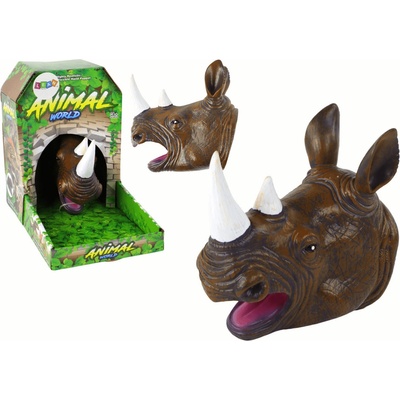 Lean Toys Bábka na ruku Nosorožec