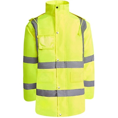 Roly Merak Nepremokavá reflexná parka HV9320 Fluor Yellow 221
