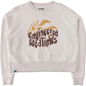 KAVU Дамски пуловер KAVU Women's Crew Crop Jumper - Oatmeal (117-3373-0112)