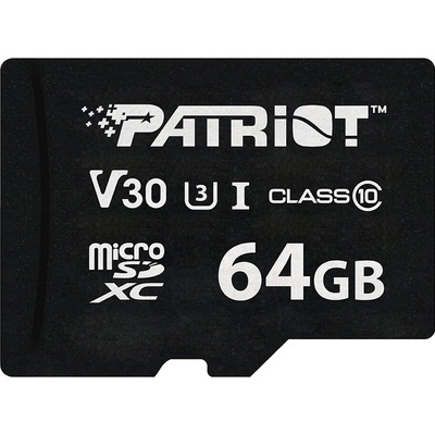Patriot VX V30 U3 Micro SDXC 64GB PSF64GVX31MCX
