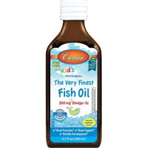 Carlson Labs Kid's The Very Finest Fish Oil 800 mg [200 мл] Лимон