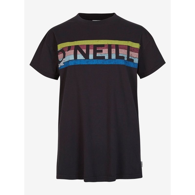 O'Neill Черна дамска тениска с щампа O'Neill CONNECTIVE GRAPHIC LONG TSHIRT O'Neill | Cheren | ЖЕНИ | S
