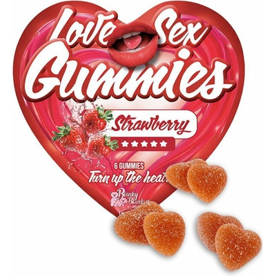 Love Sex Gummies - Strawberry 6 ks