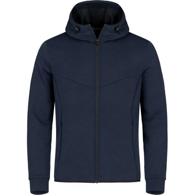 Clique mikina s kapucí Hayden Sweat Jacket Men na zip dark navy