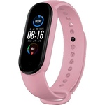 DEVIA Xiaomi Mi Band 6 / Mi Band 5 DEVIA Deluxe Sport H1031DS резервен каишка с индивидуален размер, регулируема, РОЗОВО (ST350344)