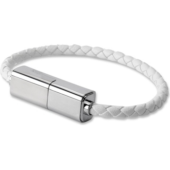 4smarts Кабел тип гривна за устройства с USB-C (бял) - 4smarts USB-C Charging Wristband (размер S) (4S468695)