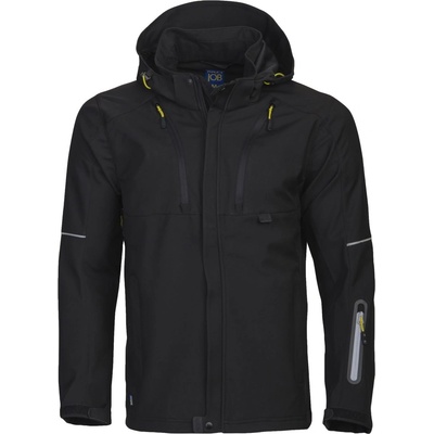 ProJob 3406 functional jacket/Мъжко трислойно софтшел работно яке - черно xxl (64340600205)