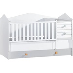  Бебешка кошара и детско легло 2в1 BIRD HOUSE 70 x 170