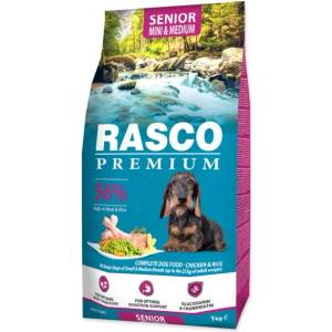 Rasco Храна Rasco Premium senior Mini & Medium пиле с ориз 1kg (1704-10622)