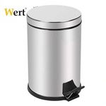 WERT Кошче за отпадъци с педал, метално, 20 Литра, с капак (w 8203)