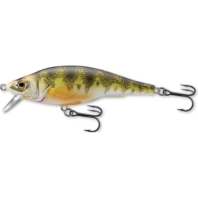 Livetarget Wobler Yellow Perch Jerkbait 9,8 cm 16 g Fluorescent Matte Tmavý