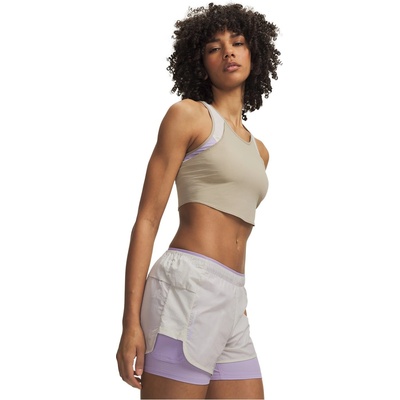 Under Armour Womens Explor Trail Run Pocket Tank - Khaki/Purple